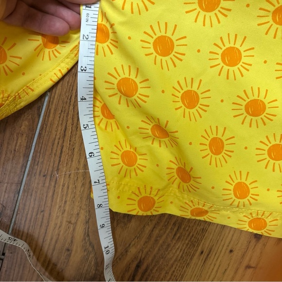 Yellow Sun Patterned Men’s Hanna Anderson Lined Swim Trunks XL‎ - Picture 8 of 10